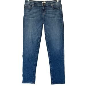 Eileen Fisher Straight Leg Jeans Women’s Size 8 Style R17BD Blue Denim
